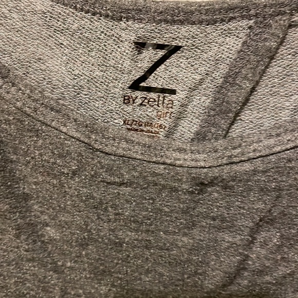 Open Back Grey Top - Picture 3 of 3